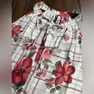 Vision Floral Tank with Tie‎ detail - L